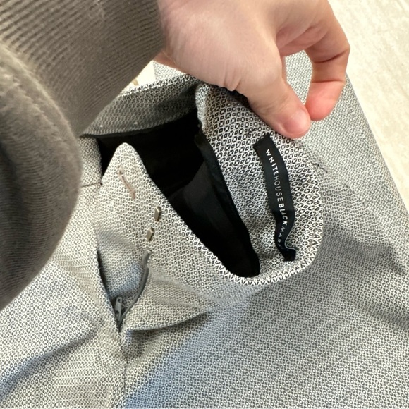 White House Black Market Black White Slim Ankle Trouser Stretch Pants 2 - Picture 4 of 6